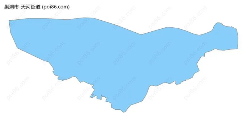 天河街道边界地图