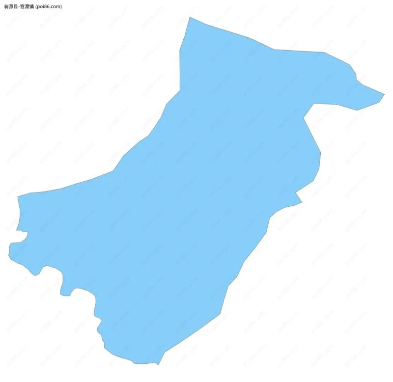 官渡镇边界地图