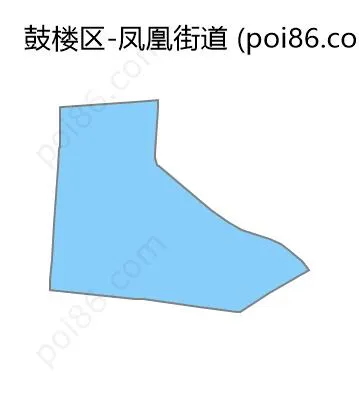 凤凰街道边界地图