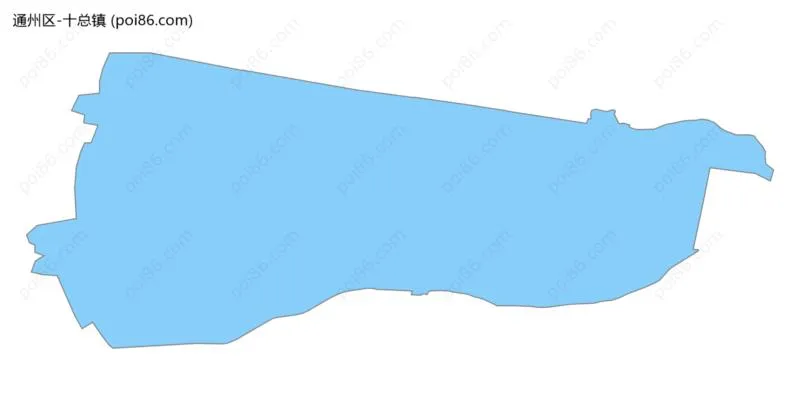 十总镇边界地图
