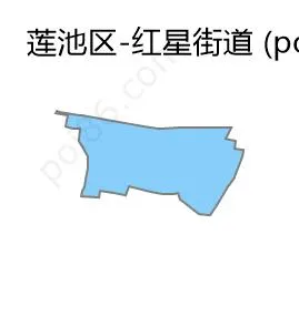 红星街道边界地图
