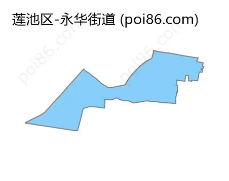 永华街道边界地图