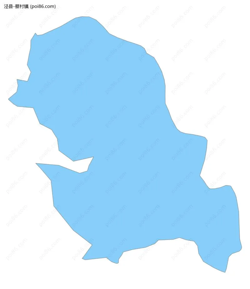 蔡村镇边界地图