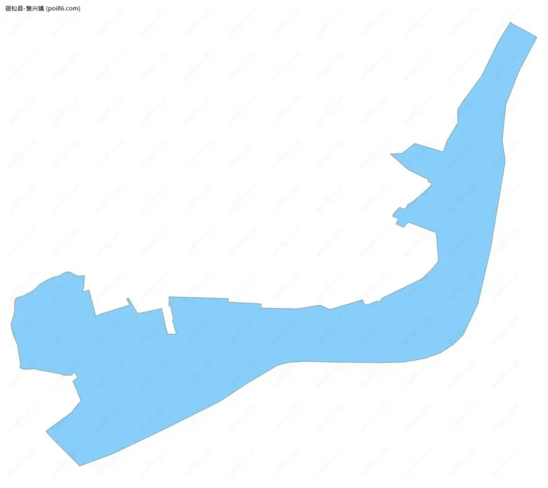 复兴镇边界地图