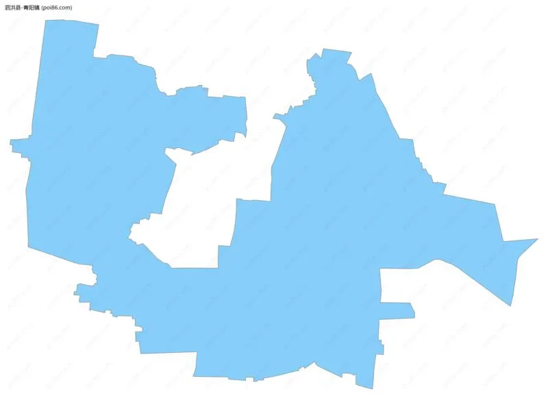 青阳镇边界地图