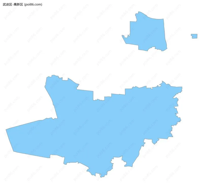 高新区边界地图