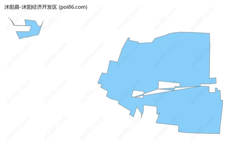 沭阳经济开发区边界地图