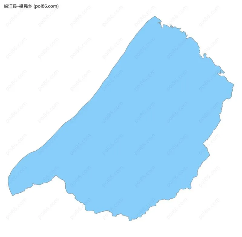 福民乡边界地图