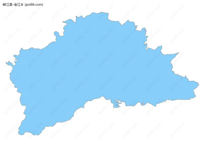 金江乡边界地图