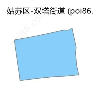 双塔街道边界地图