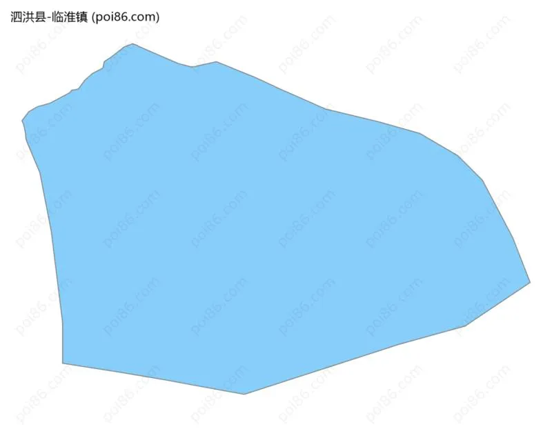 临淮镇边界地图