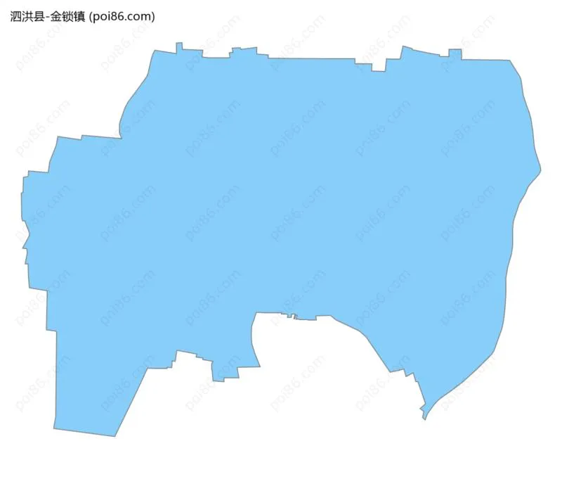 金锁镇边界地图