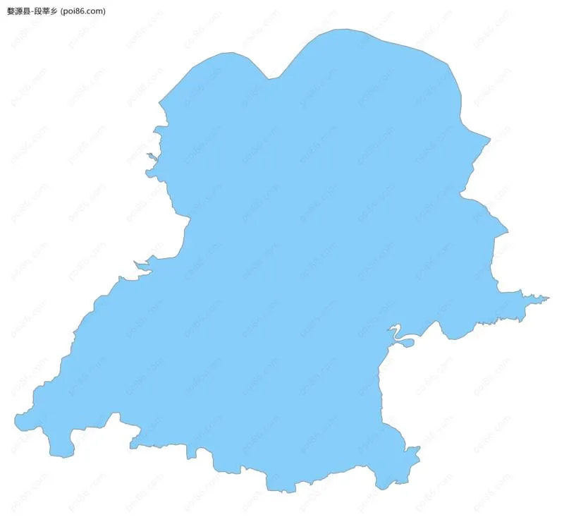 段莘乡边界地图