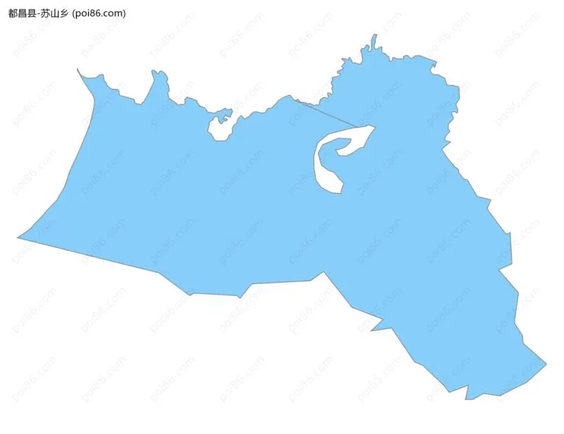 苏山乡边界地图