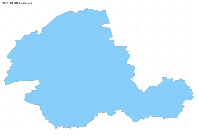 射阳湖镇边界地图