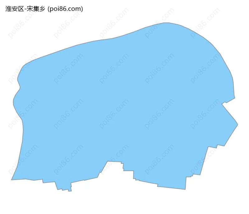 宋集乡边界地图