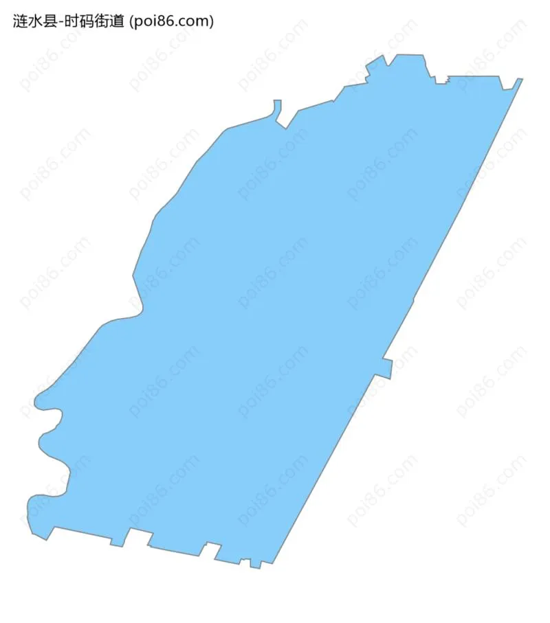 时码街道边界地图