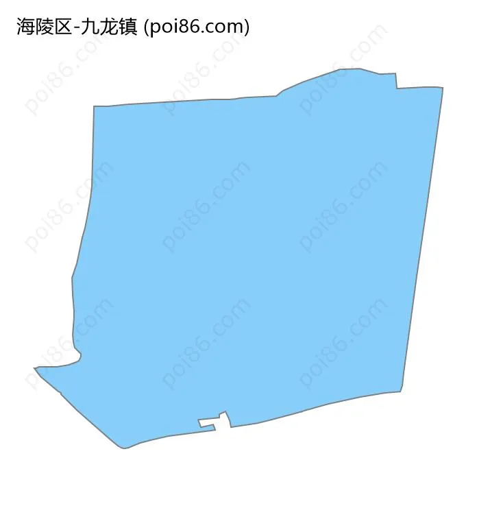 九龙镇边界地图