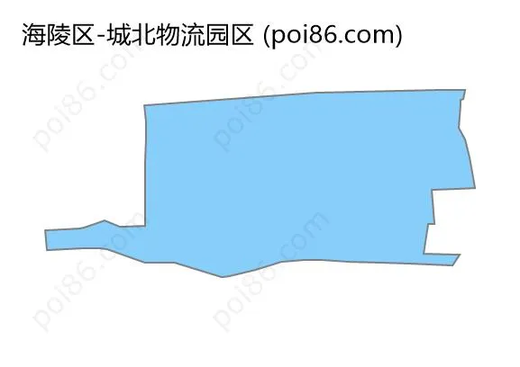 城北物流园区边界地图