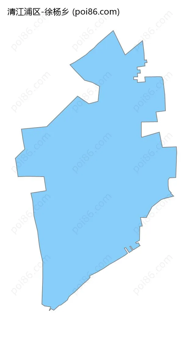 徐杨乡边界地图