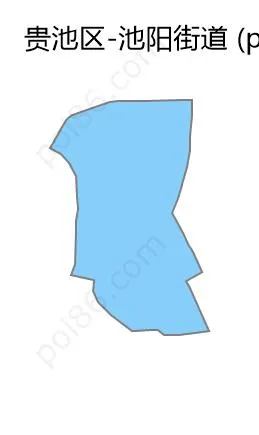 池阳街道边界地图