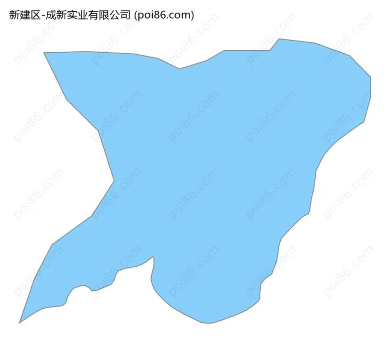 成新实业有限公司边界地图