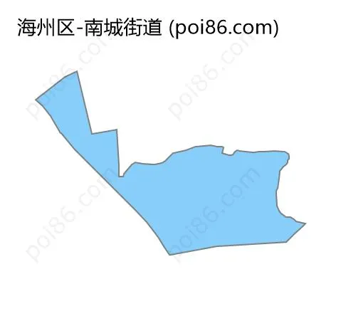 南城街道边界地图