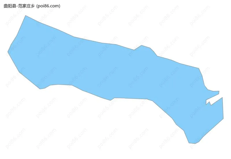 范家庄乡边界地图