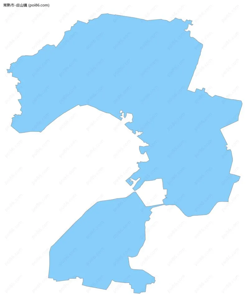 虞山镇边界地图