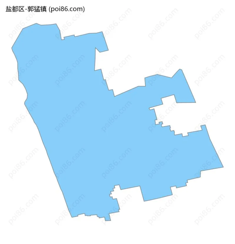 郭猛镇边界地图