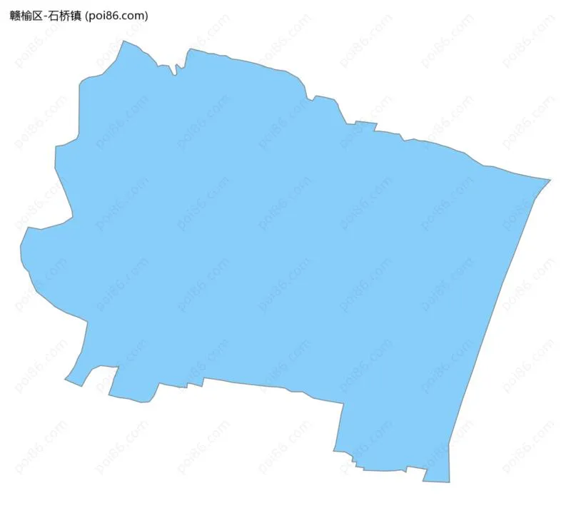 石桥镇边界地图