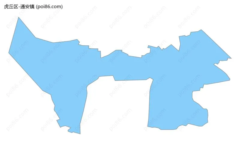 通安镇边界地图