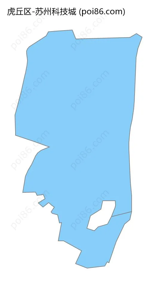 苏州科技城边界地图