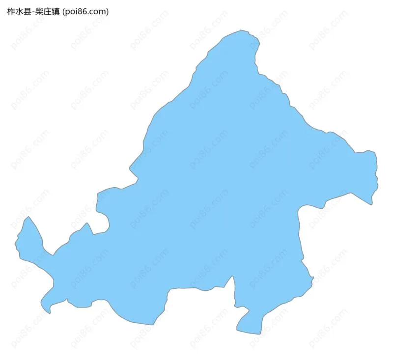 柴庄镇边界地图