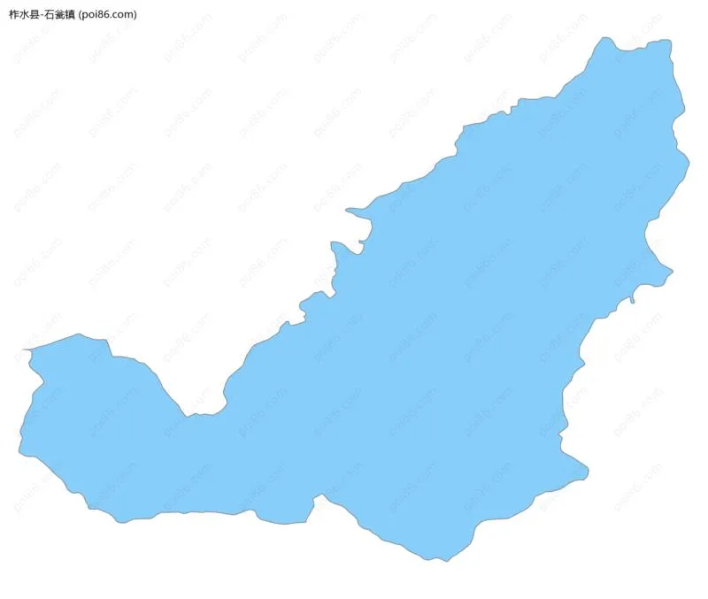 石瓮镇边界地图