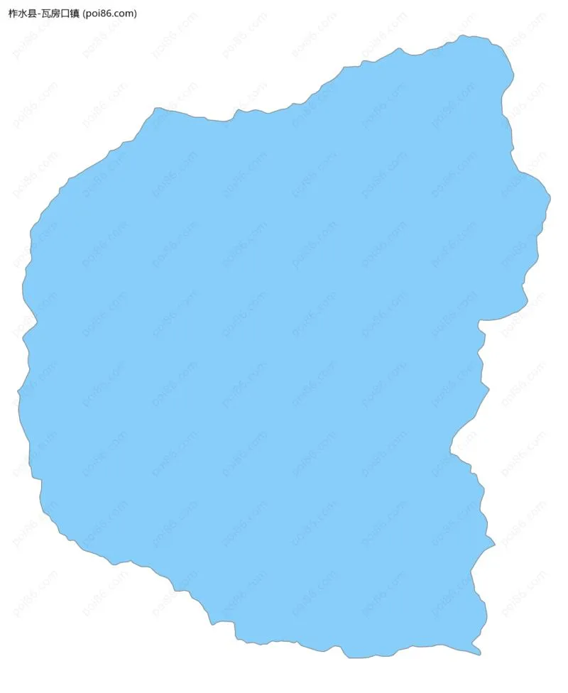 瓦房口镇边界地图