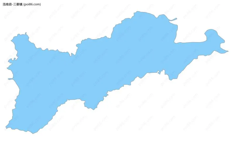 三要镇边界地图