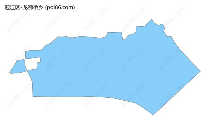 龙狮桥乡边界地图
