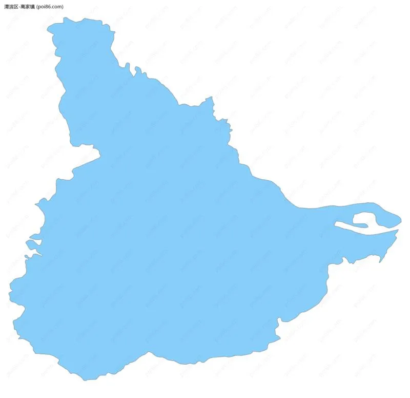 高家镇边界地图