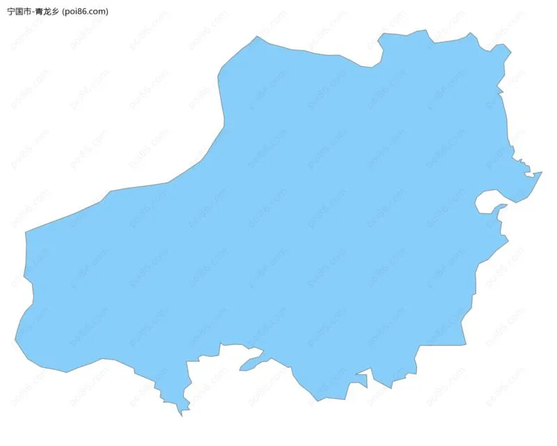 青龙乡边界地图