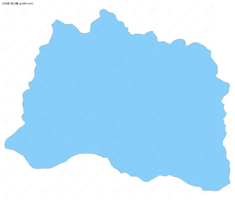 桃川镇边界地图