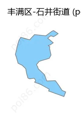 石井街道边界地图