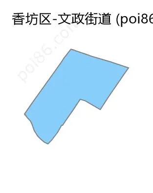 文政街道边界地图