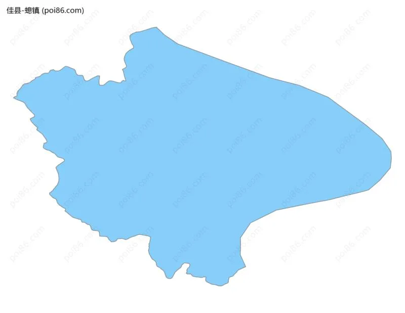 螅镇边界地图