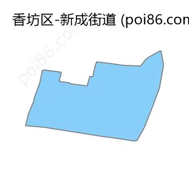 新成街道边界地图