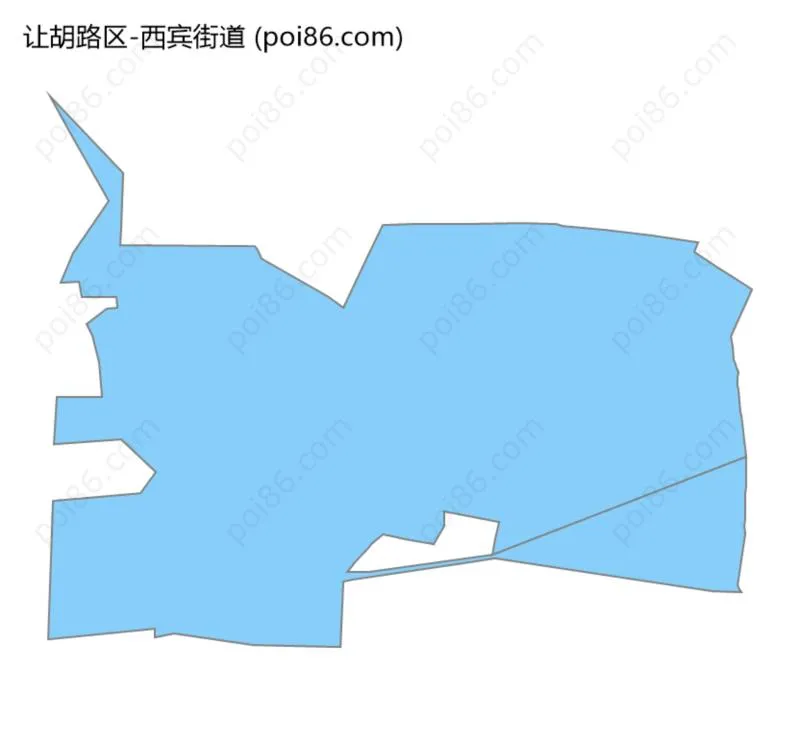 西宾街道边界地图