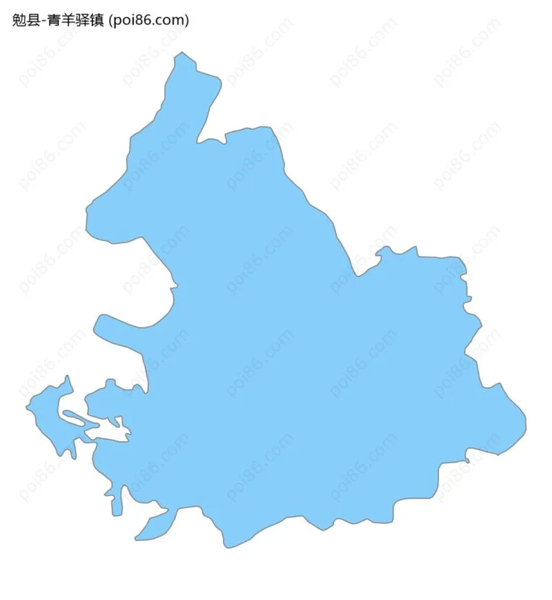 青羊驿镇边界地图