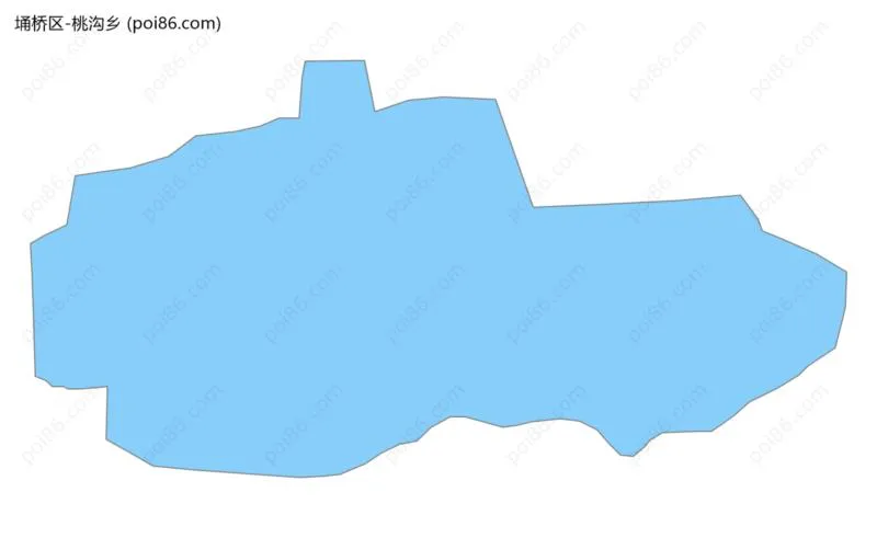 桃沟乡边界地图