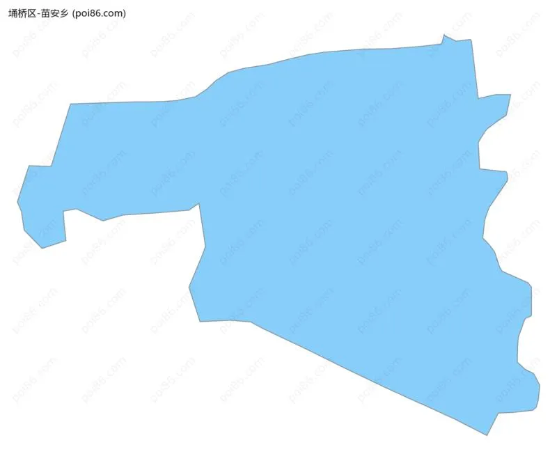 苗安乡边界地图