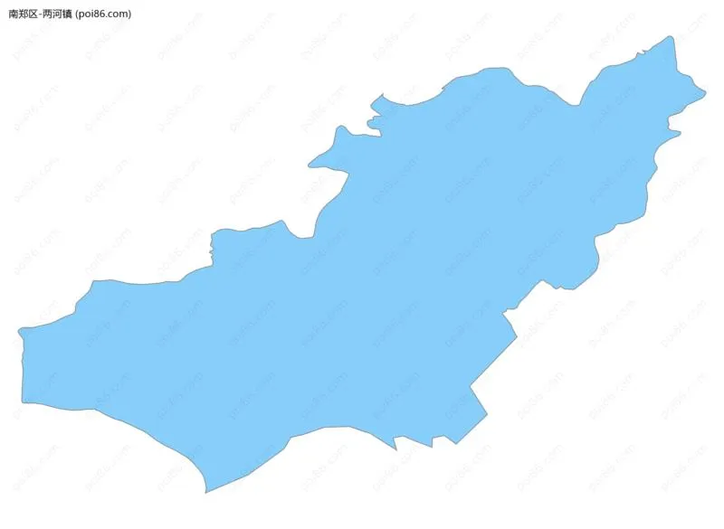 两河镇边界地图